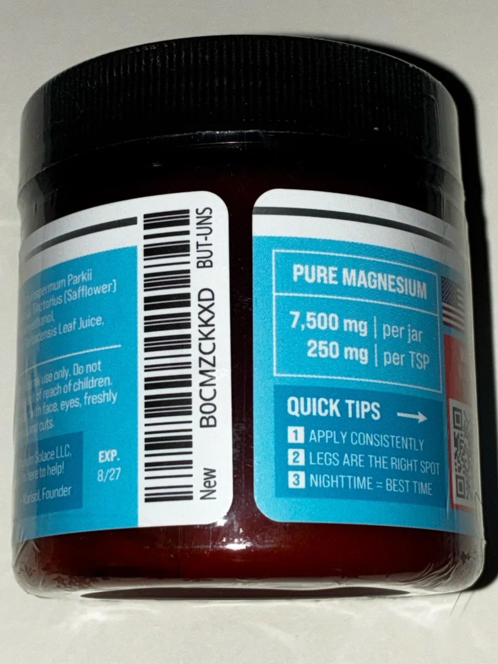 Unscented Magnesium Body Butter